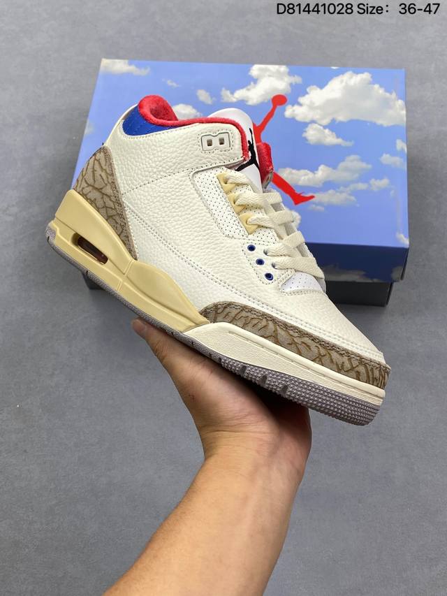真标带半码 Air Jordan 3 Retro Seoul 2.0 韩国限定 首尔2.0 Aj3 乔丹3代 Aj3 乔3 韩国限定 乔丹篮球鞋系列 Jorda