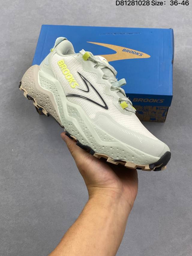 Brooks Caldera 8 布鲁克斯 缓震慢跑鞋 1204291B166 尺码：36 36.5 37 38 38.5 39 40 40.5 41 42 4