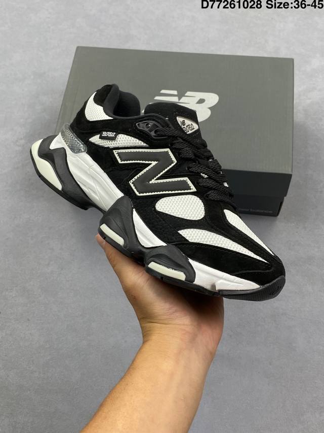 New Balance Nb9060系列 复古休闲运动慢跑鞋 U9060Jrb #鞋款灵感源自设计师本人对夏日的怀日回忆。鞋面大身由空间双格及磨砂鞋面拼接而生，