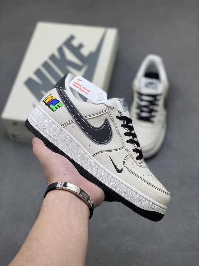 海外限量发售！公司级Nike Air Force 1 '07 Low 空军一号低帮 运动鞋 休闲鞋 折边针车 工艺难度大 原楦头原纸板 原装鞋盒 定制五金配件