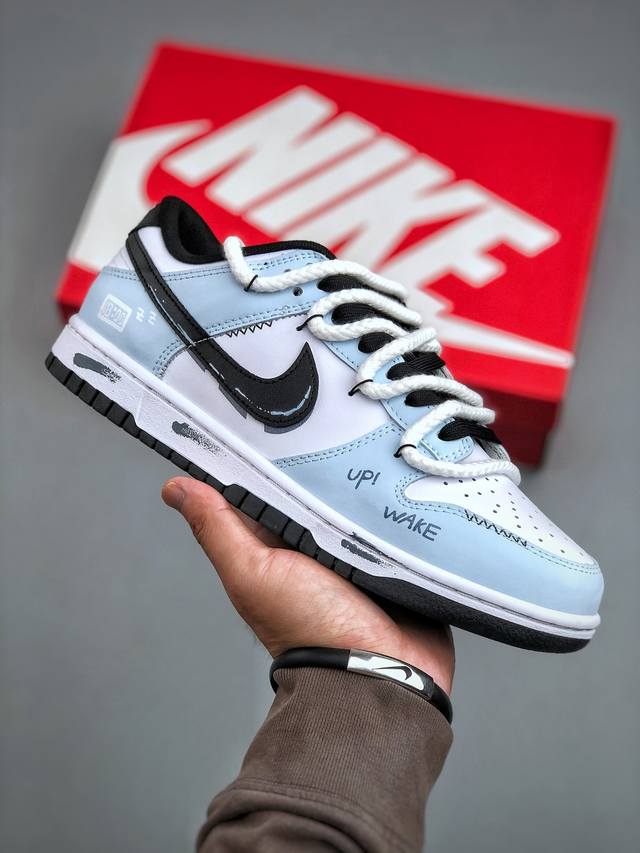 K S版 Nike Dunk Low Retro 绑带联名款 耐克 低帮休闲运动板鞋原装头层材料 用料绝不含糊 独家版型蒸餾加工帶來的是更好的视觉和脚感体验 清