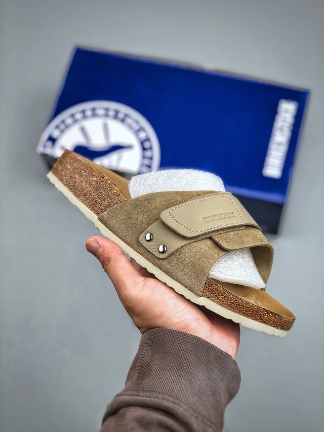 Z 博肯 Birkenstock 一字拖鞋 德国百年知名鞋履品牌 博肯Birkenstock 勃肯中性软木鞋底经典款式 尺码：35-40