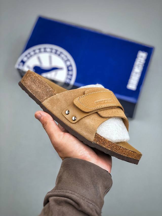 Z 博肯 Birkenstock 一字拖鞋 德国百年知名鞋履品牌 博肯Birkenstock 勃肯中性软木鞋底经典款式 尺码：35-40