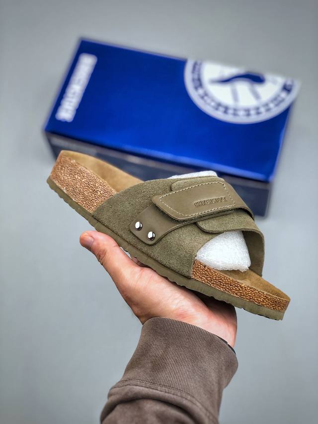 Z 博肯 Birkenstock 一字拖鞋 德国百年知名鞋履品牌 博肯Birkenstock 勃肯中性软木鞋底经典款式 尺码：35-40