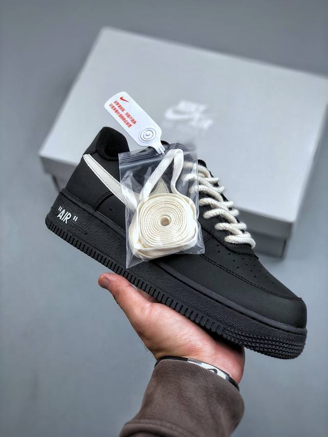 K Nike Air Force 1 '07 “黑白” 空军一号低帮休闲板鞋 D08959 001 原楦头原纸板 打造纯正空军版型专注外贸渠道 全掌内置蜂窝气垫