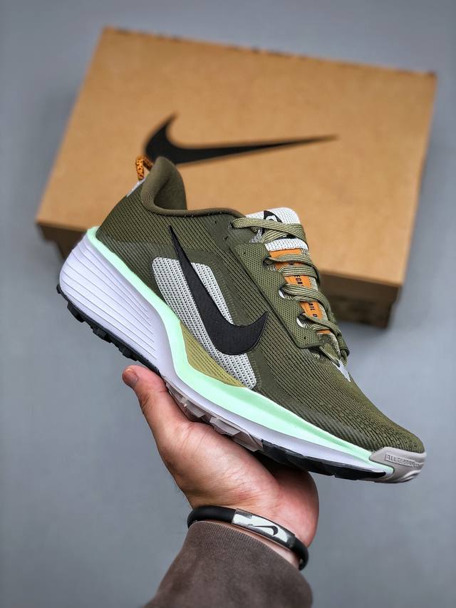 E Nike Reactx Pegasus Trail 6耐克 轻便缓震 越野跑步鞋 兼顾迅疾外观和稳固脚感 后跟覆面和中足动态支撑巧妙融合 缔造稳定顺畅的迈步