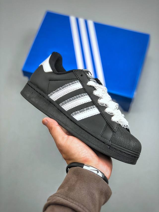 Z Adidas Originals Superstar 经典贝壳头官网同步 实拍首发渠道正品订单 诠释市场最高工艺水平区别市面普通真标版本，进出专柜无压力 E