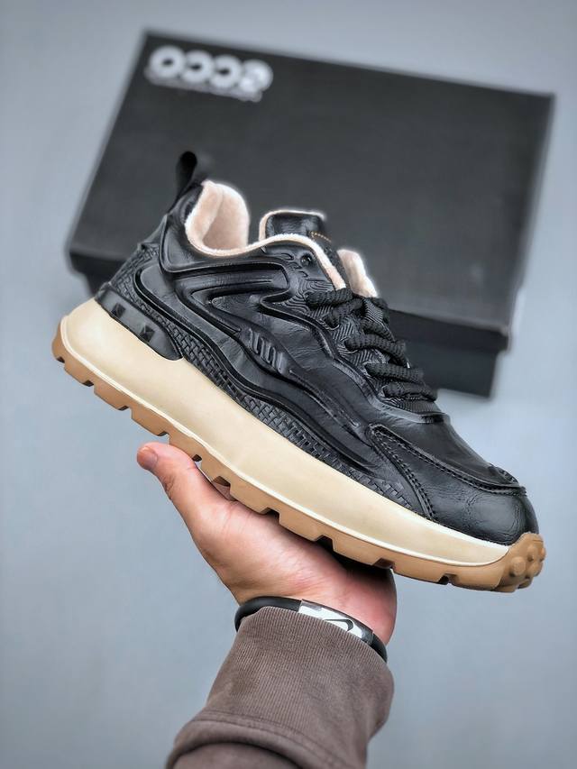 K 报货备注加绒版本 T Ecco爱步 小红书爆款 新款百搭休闲款 Ecco 爱步休闲鞋轻便运动鞋 尺码：39-44