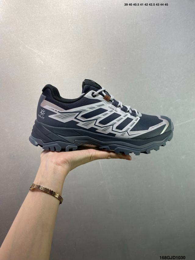 公司级凯乐石 Kailas Fuga Du Boa 大坡王轻越野徒步网布Tpu减震防滑透气支撑回弹 低帮 超强抓地力登山鞋 Boa适配系统 通过旋钮实现快速微调