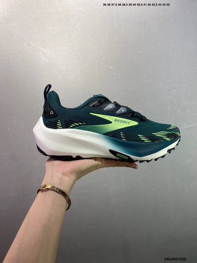 公司级Brooks 布鲁克斯 Hyperion Max 超弹轻盈跑步鞋 实拍首发 低帮透气缓震支撑休闲运动慢跑鞋 采用改进工程空气网眼组合热熔工艺 鞋面材质搭载