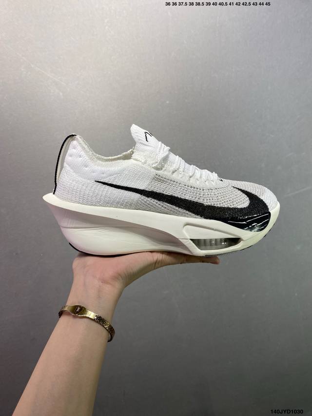 公司级Nike Air Zoom Alphafly Next%3 耐克 耐磨透气支撑平衡 低帮 气垫 马拉松跑步鞋 新品发布 整体采用前作的设计语言 并且对后者