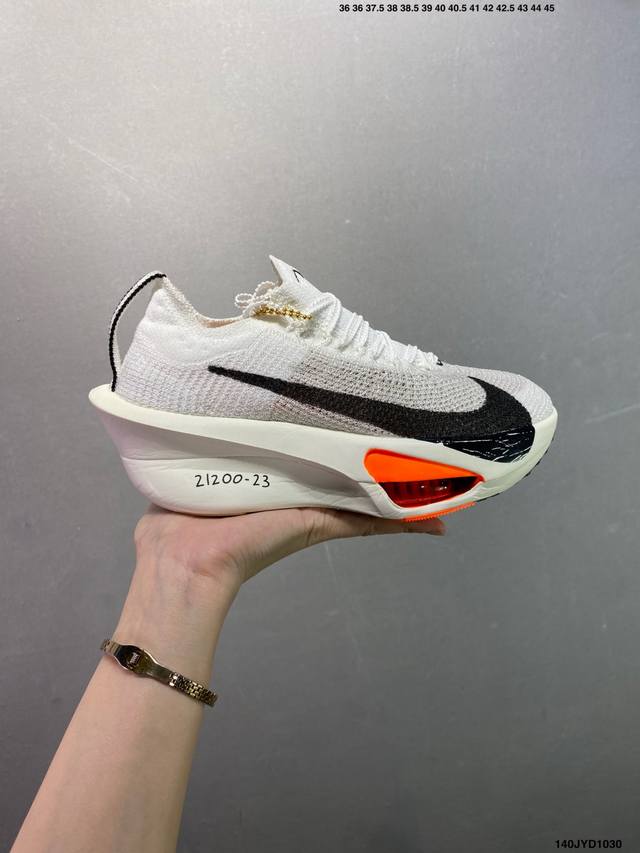 公司级Nike Air Zoom Alphafly Next%3 耐克 耐磨透气支撑平衡 低帮 气垫 马拉松跑步鞋 新品发布 整体采用前作的设计语言 并且对后者