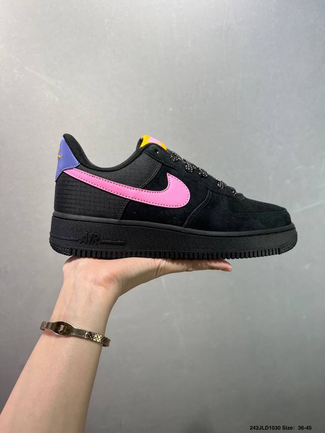 公司级 Nike Air Force 1 Low’07 空军一号低帮休闲板鞋 定制皮料 原楦原纸板 纯正空军版型 内置全掌气垫 货号：男 Cw2288-114