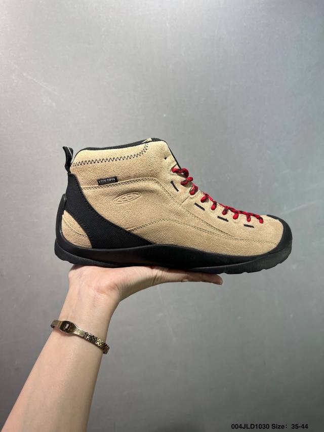 公司级美国人气户外品牌-科恩Keen Jasper Rocks Sp贾斯珀都市系列复古中帮系带户外风露营徒步登山运动训练鞋 原楦型开发纸版#中山原单货 极力推荐