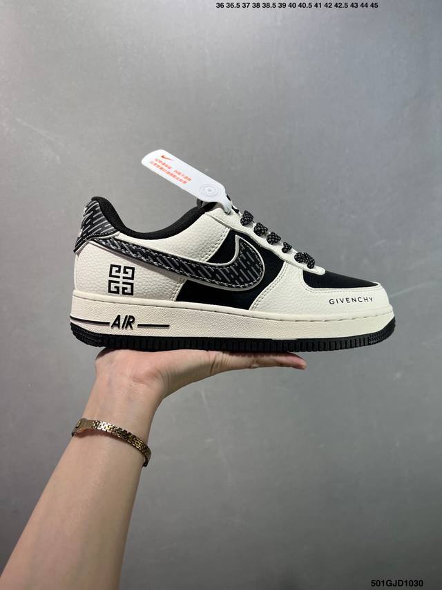 公司级Nike Air Force1 07 Low 联名 定制空军 #原楦头原纸板 打造纯正空军版型 #专注外贸渠道 全掌内置蜂窝气垫 #原盒配件 原厂中底钢印