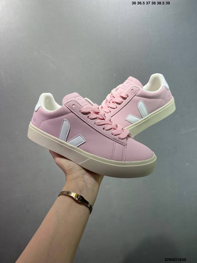 Ins爆款法国国民V字经典鞋 Veja Leather Extra Sneakers 简约百搭款 尺码:36-45 Id:329Nd1030