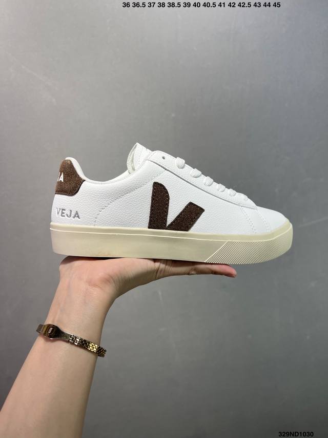 Ins爆款法国国民V字经典鞋 Veja Leather Extra Sneakers 简约百搭款 尺码:36-45 Id:329Nd1030