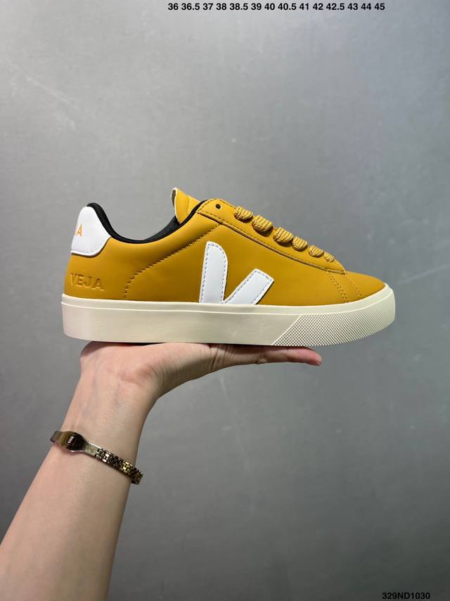 Ins爆款法国国民V字经典鞋 Veja Leather Extra Sneakers 简约百搭款 尺码:36-45 Id:329Nd1030