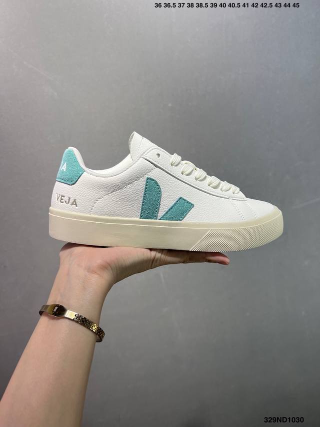 Ins爆款法国国民V字经典鞋 Veja Leather Extra Sneakers 简约百搭款 尺码:36-45 Id:329Nd1030