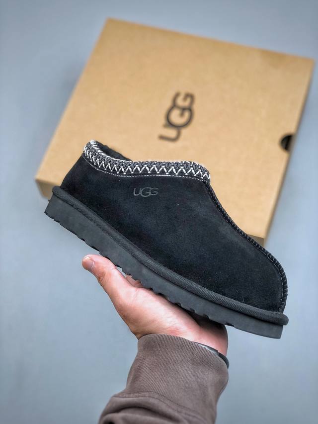 市面顶级版本 Uggtazz民族风薄底男女款小红书爆款 广州外贸大厂生产鞋头到鞋垫真羊皮毛一体独立外盒包装芯片带防水工艺区别市面任何版本 5Cm厚底独立原版开发
