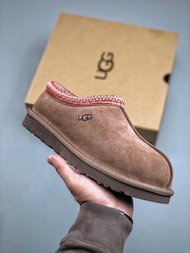 市面顶级版本 Uggtazz民族风薄底男女款小红书爆款 广州外贸大厂生产鞋头到鞋垫真羊皮毛一体独立外盒包装芯片带防水工艺区别市面任何版本 5Cm厚底独立原版开发