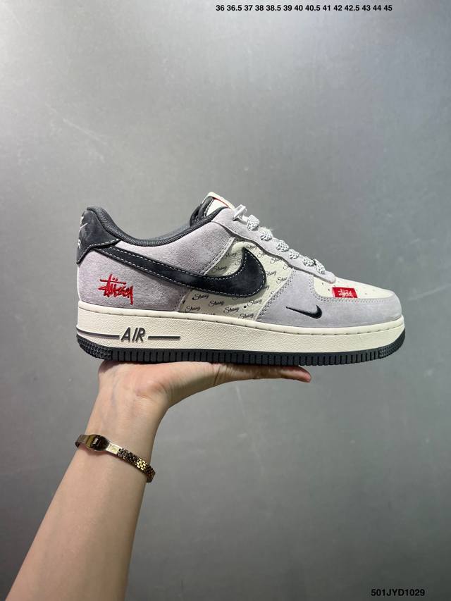 公司级Nike Air Force 1 ‘07 Low 联名空军一号 低帮 运动鞋 休闲鞋 折边针车 工艺难度大 原楦头原纸板 原装鞋盒 定制五金配件 内置全掌
