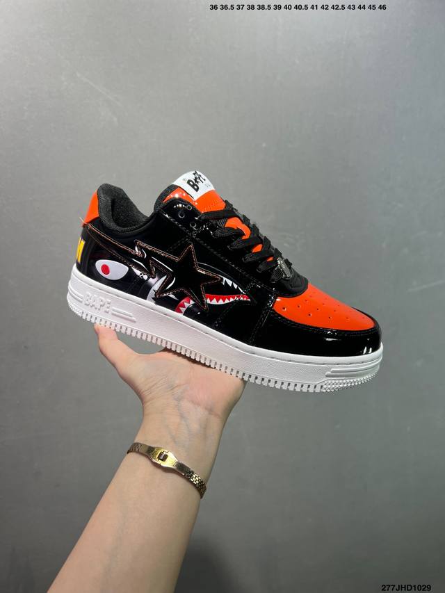 Bapestatolow明星同款 猿人头经典低帮运动休闲板鞋 市售最高版本原鞋开发匠心打造开发时长超过半年鞋面内里均采用市场最好的头层牛皮原数据进口机台高频印压