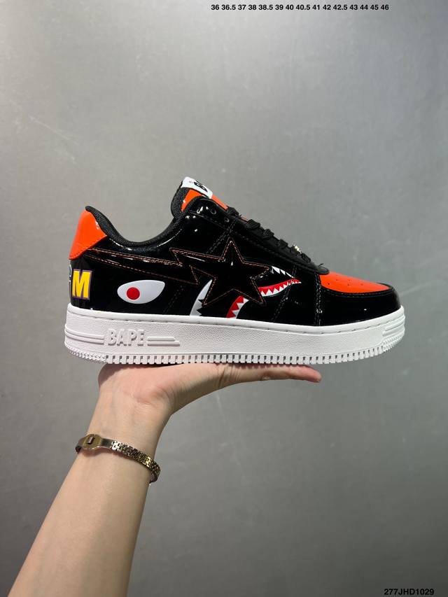 Bapestatolow明星同款 猿人头经典低帮运动休闲板鞋 市售最高版本原鞋开发匠心打造开发时长超过半年鞋面内里均采用市场最好的头层牛皮原数据进口机台高频印压