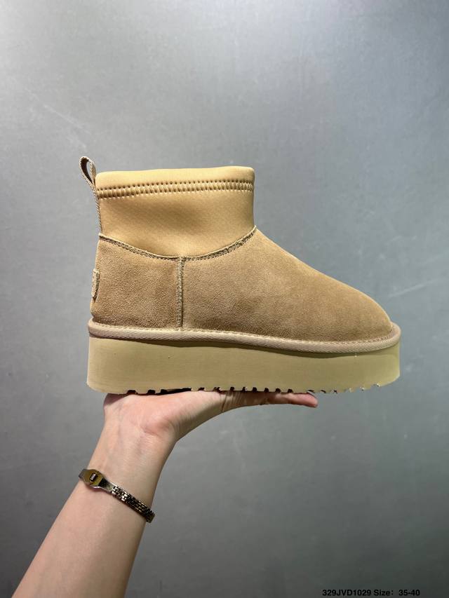 公司级Ugg 百搭单品 Ugg 秋冬羊皮毛一体雪地靴 全鞋采用Zp同厂 隆丰A级澳洲进口羊皮毛一体 品牌代工厂P生产线 完全遵循Zp工艺流程 代工厂P原厂版师