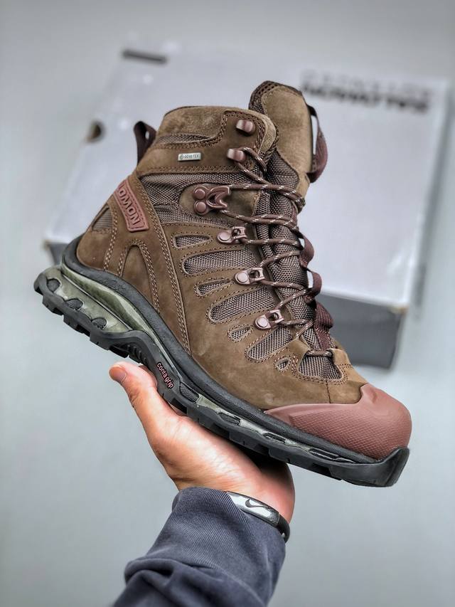 纯原版本 Salomon萨洛蒙 Xt-Quest 4D Gtx Advanced 减震防滑耐磨 高帮 户外功能鞋 男鞋 顶级 绿X升级版 户外越野性能超强 原鞋