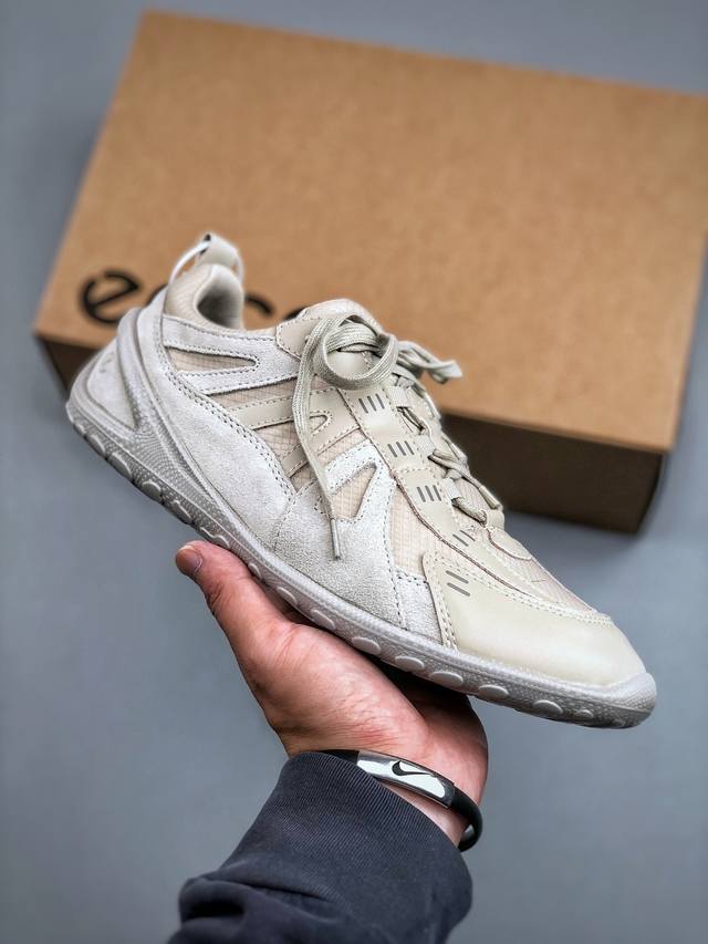 Y Ecco爱步 小红书爆款 新款百搭休闲款 Ecco 爱步男士跑步鞋休闲鞋透气轻质系带轻便运动鞋 尺码：36-44