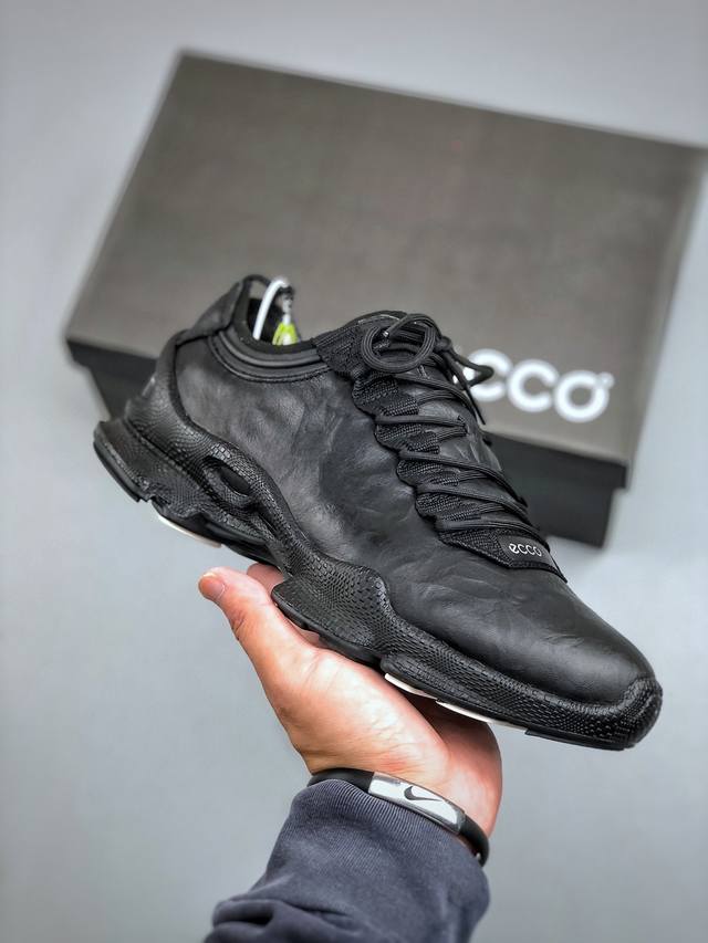 Y Ecco爱步 小红书爆款 新款百搭休闲款 Ecco 爱步男士跑步鞋休闲鞋透气轻质系带轻便运动鞋 尺码：39-44