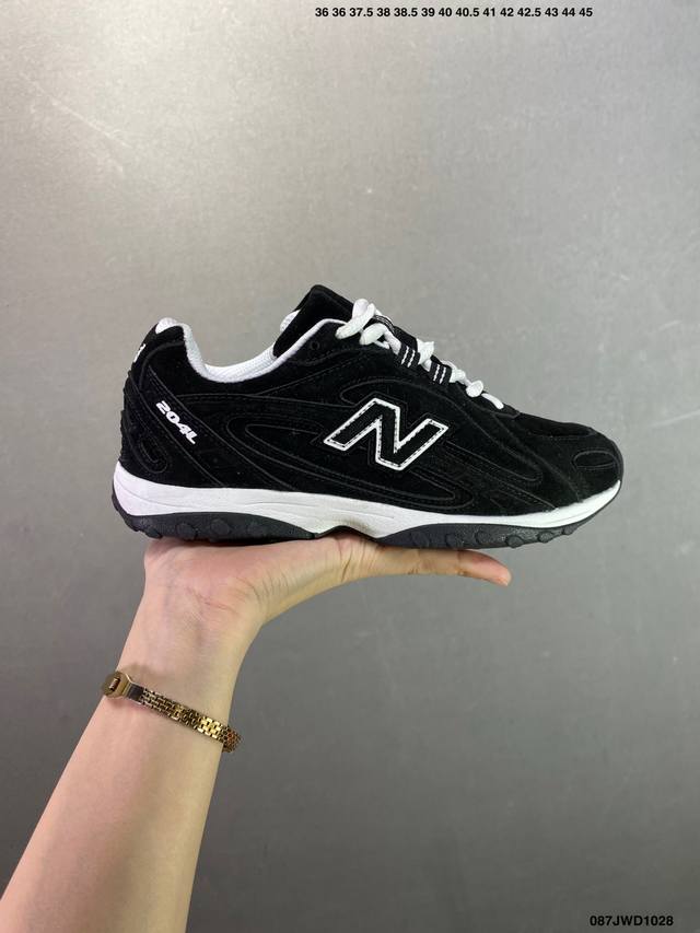 公司级New Balance 204L 薄底鞋 薄底皮质鞋带德训Miu系 减震耐磨包裹性支撑轻便 低帮 生活休闲鞋 轻盈脚感质感兼具 鞋身搭载Eva科技中底,适