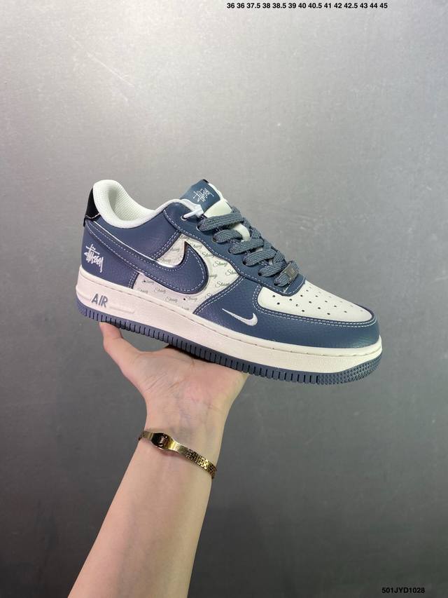 公司级Nike Air Force 1 ‘07 Low 联名空军一号 低帮 运动鞋 休闲鞋 折边针车 工艺难度大 原楦头原纸板 原装鞋盒 定制五金配件 内置全掌