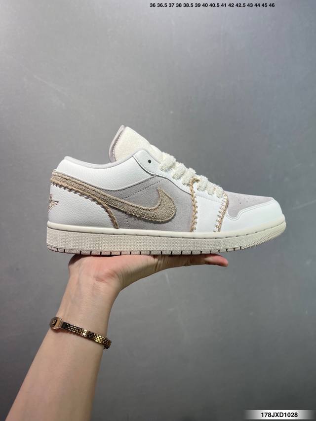 公司级Nike Air Jordan 1 Low Aj1乔1低帮休闲板鞋 同步官方配色 市场唯一独家头层皮打造 原鞋原档案开发 原厂皮料 原档冲孔鞋头 正确满胶
