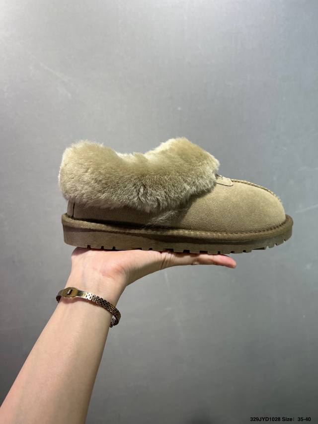 公司级Ugg 百搭单品 Ugg 秋冬羊皮毛一体雪地靴 全鞋采用Zp同厂 隆丰A级澳洲进口羊皮毛一体 品牌代工厂P生产线 完全遵循Zp工艺流程 代工厂P原厂版师