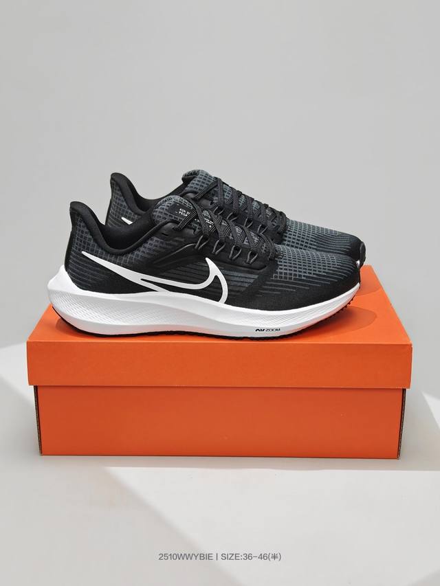 福利特价 耐克 Nike Zoom Pegasus 39 登月39代九针眼网纱透气缓震疾速跑鞋 Dh407 01 码数：36 36.5 37.5 38 38.5