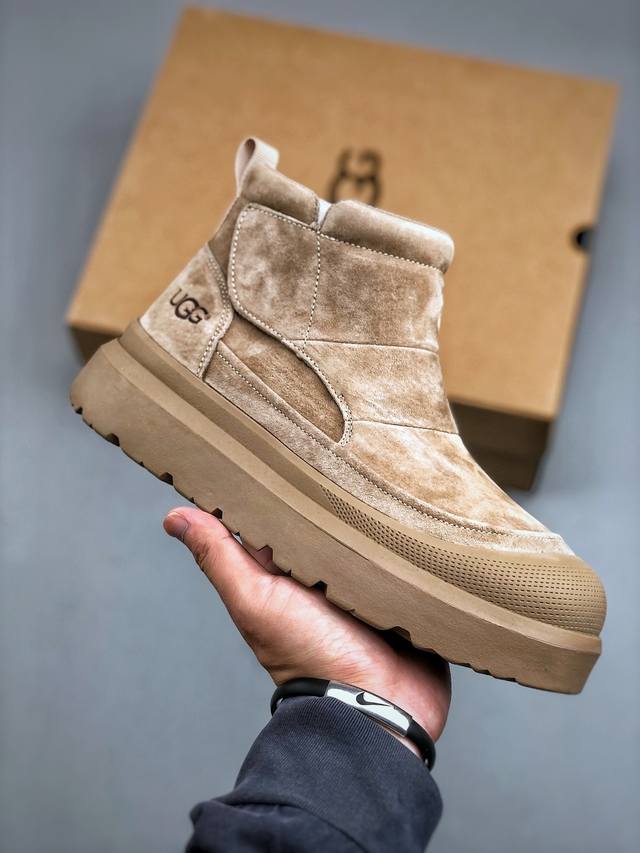 2025Ss美国Ugg 秋冬新品男士高帮休闲马丁靴系列代购专供品质 高弹Modern 外置防滑橡塑发泡超轻大底 系带设计 穿脱十分方便 采用Tpu模压定型头层牛