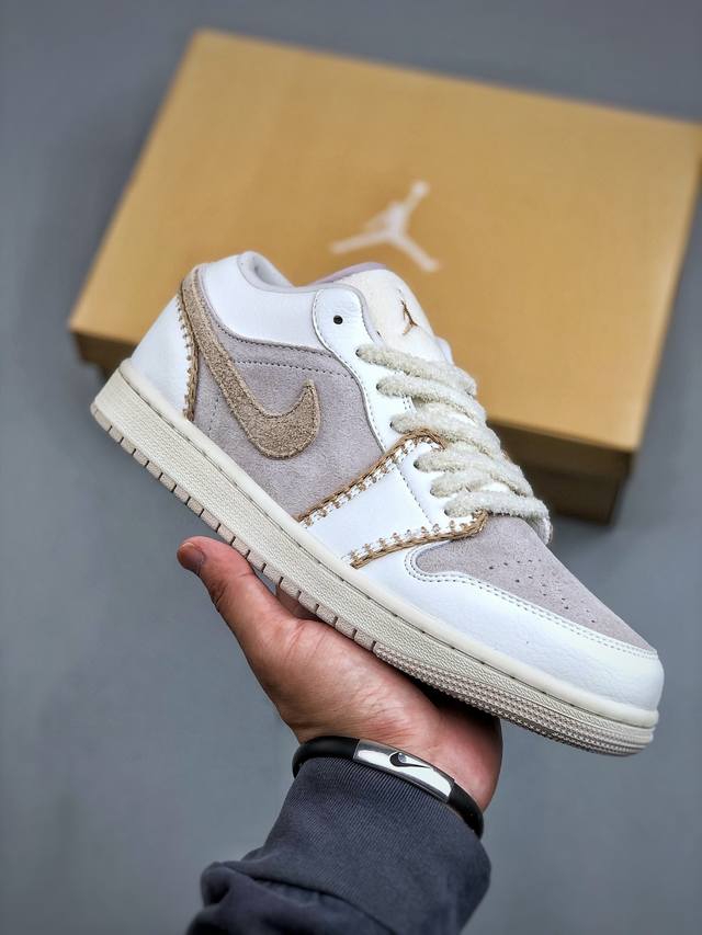 K版 Nike Air Jordan 1Low Se 乔1 低帮文化休闲板鞋 Hv4268 市场唯一独家头层皮打造 原鞋原档案开发 原厂皮料 原档冲孔鞋头 正确