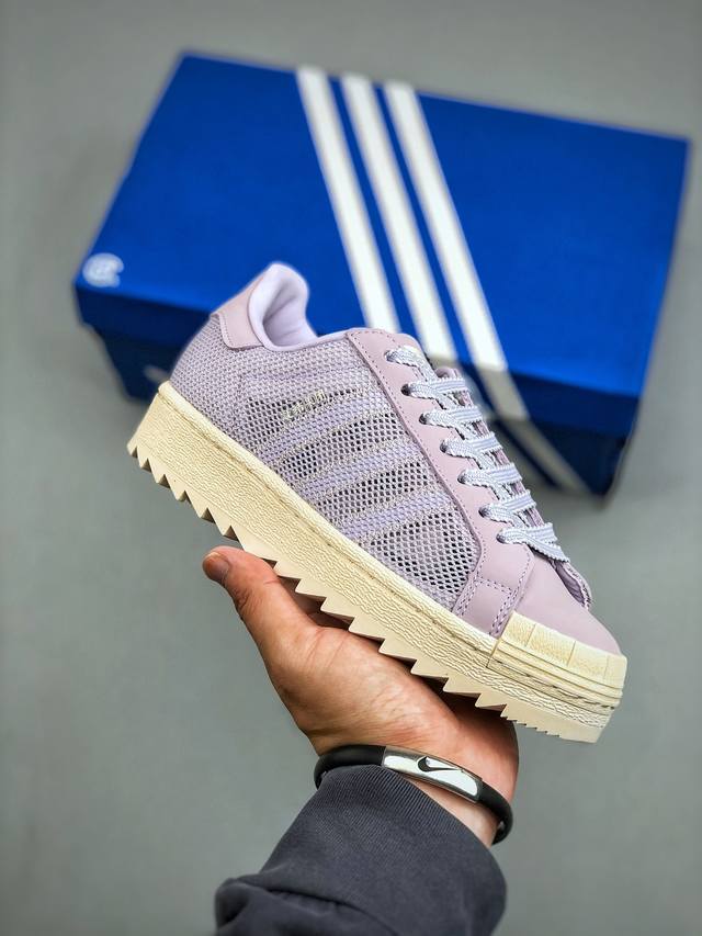 Adidas Originals Superstar X A&B全新配色 贝壳头休闲板鞋 独家控货 平台正单 全鞋百分百原材料 全鞋电脑针车 Logo针车间距针