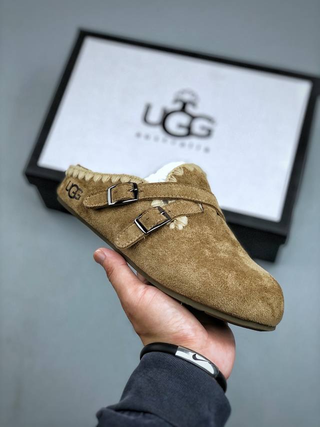 T Ugg Mx M Low Gtx花边设计，搭扣可调节，日常百搭防滑加绒拖鞋 尺码：35-40