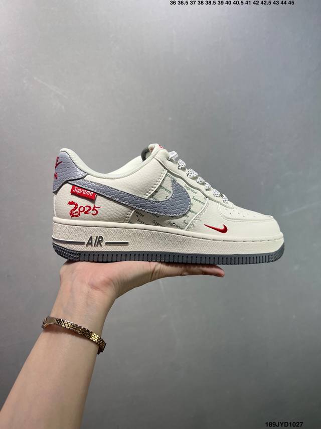 公司级Nike Air Force 1 ‘07 Low 联名空军一号 低帮 运动鞋 休闲鞋 折边针车 工艺难度大 原楦头原纸板 原装鞋盒 定制五金配件 内置全掌