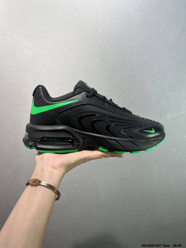 耐克Nike Air Max Fire”Black White“怒火系列低帮经典复古百搭休闲运动气垫慢跑鞋“全黑白钩”If262 07 尺码：39 40 40.