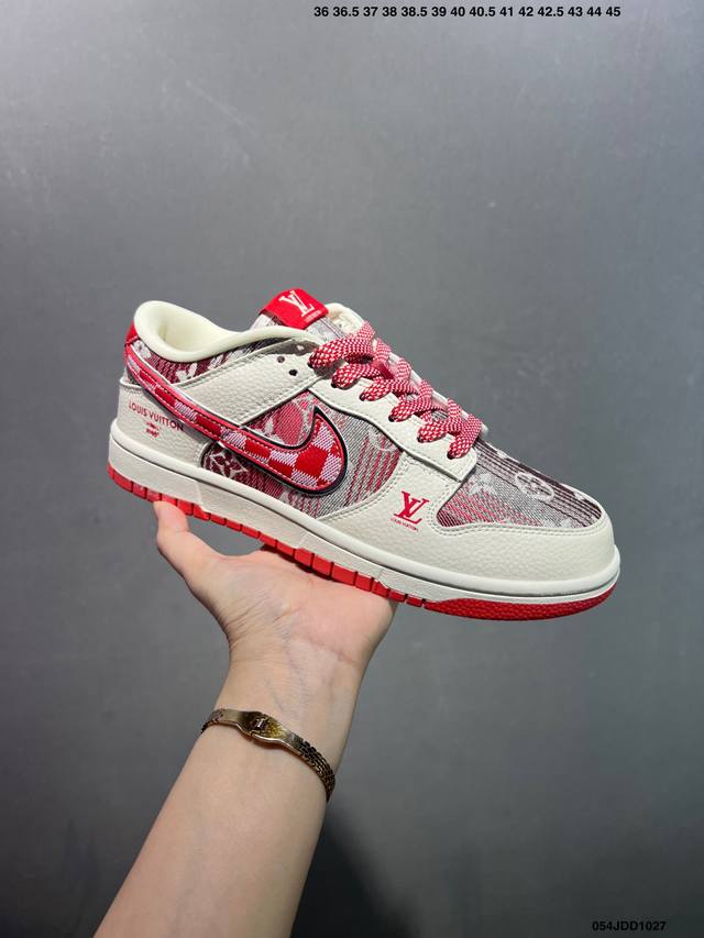 Nike Dunk Low Retro ‘Diy高端定制’耐克 低帮休闲运动板鞋 原装头层材料 用料绝不含糊 独家版型蒸餾加工帶來的是更好的视觉和脚感体验 清洁