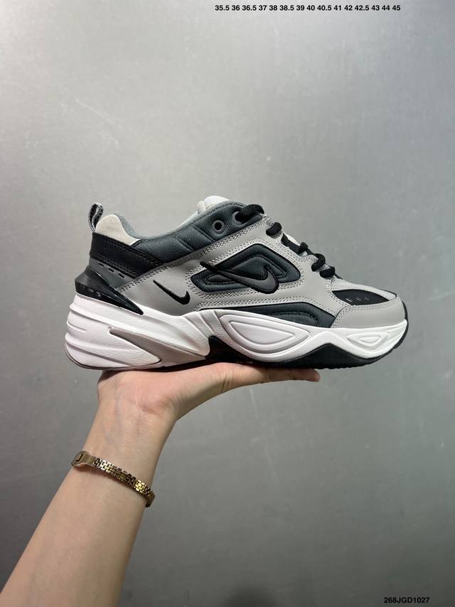Nike Wmns M2K Tekno 复古潮流百搭休闲运动老爹鞋 经典复古夸张流线极符 风靡老爹元素 外形延续当下潮流得未来感老爹鞋 设计干净 货号 Ao31