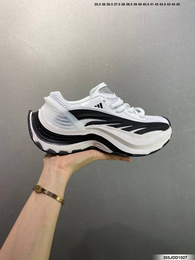 Ad Xlg Mtw系列 舒适百搭防滑耐磨低帮跑步鞋老爹鞋 Js 1 鞋面采用贯穿式银条 完整的线条流畅度带来充分的视觉享受 鞋舌若隐若现的Logo充满神秘感