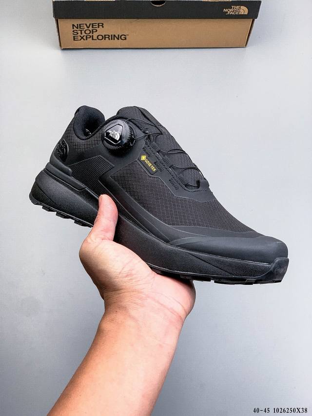 公司级！北面The North Face Glenclyffe Low 户外防滑登山鞋徒步鞋 鞋面采用坚固耐磨的材质设计，配合Vibram大底，抓地力出色，爬山