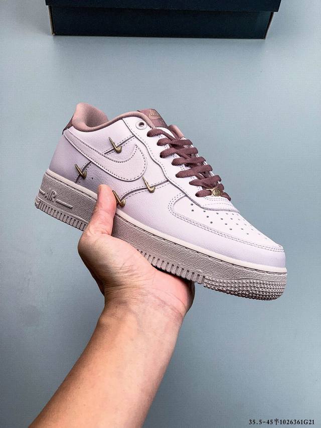 二层真标！耐克Nike Air Force 1 Low 空军一号低帮经典百搭休闲板鞋 1026361G21