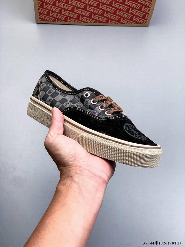 硫化真标！万斯Vans Authentic 44Dx经典安娜海姆低帮休闲滑板鞋 1026 T24