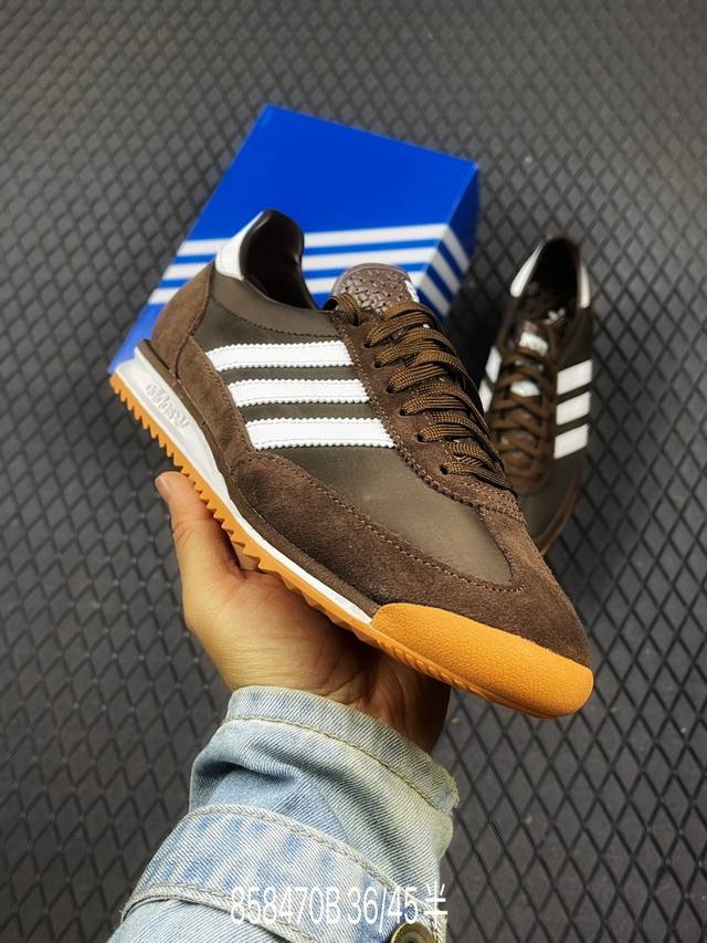 B Adidas Originals Sl 72 Rtn 复古单品 Adidas Originals Sl 72 Rs 防滑 低帮 生活体闲鞋 男女同款简约大方